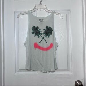 Billabong Rayz Up Palm Smiley Tank Top